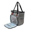 Looen Multifunctional Knitting Organizer, Yarn Tote Project Bags Organizer for