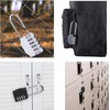 DAYGOS Combination Lock Padlock, 4 Digit Long Shackle Lock with