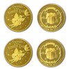 SPRMUD 4 PCS Tooth Fairy Coins Tooth Fairy Golden Coin