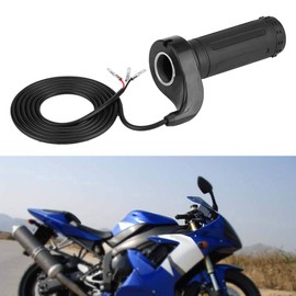 Ebike Twist Throttle, Motorcycle Twist Speed Throttle Grip, Universal Electric Bike Throttle Speed Control with 3 Wires for E-Bike Electric Scooters