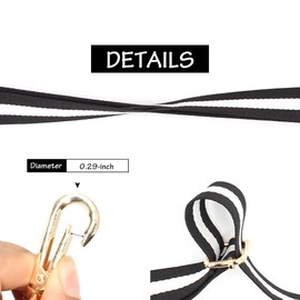 Youteer Adjustable Handbag Strap Wide Purse Strap Replacement Shoulder Crossbody Bag Strap Black Stripe