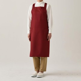Seven Uniforms CT2566 Bib Apron, Unisex, Adult, red (orange-ish)