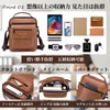 SPAHER Genuine Leather Shoulder Bag for Men, Leather, Crossbody, Small,