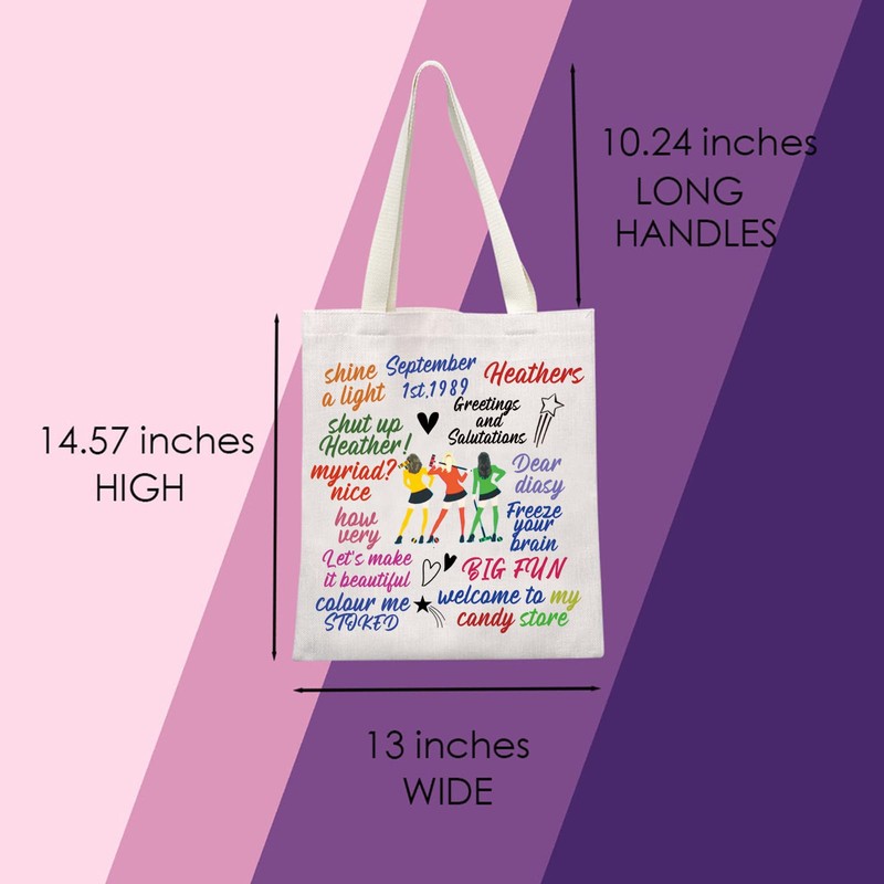 Heathers Tote Bag Heathers The Musical Inspired Gift Heathers Musical