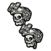 2 PCS AliPlus Skull Night Vision Goggles Patches Luminous Glow