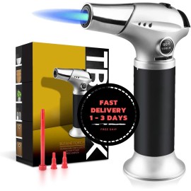 TBTeekst Antorcha Antorcha para cocinar con bloqueo de seguridad (butano no incluido)