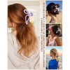 WELROG Pack of 4 Women's Elegant Hair Clips with Bow,