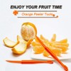 Cosmer Orange Peeler tools Plastic Orange Peeler Citrus Remover Easy