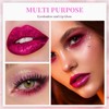 High Gloss Glitter Lip Gloss, 4 Colours Liquid Lipstick, High