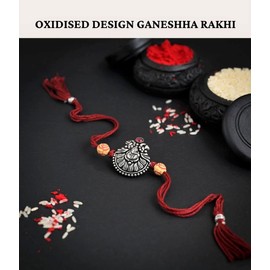 SajShrungar Oxidise Rakhi 1 Set (Rakhi) 1 Set N