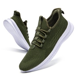 DLWKIPV Zapatillas de Running para Hombres, Sneakers Casuales Fáciles de Calzar, con Alta Transpirabilidad, Perfectas para Deportes y Vida Cotidiana  