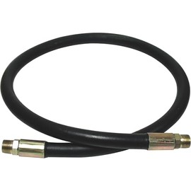 Apache 0.4 in. Dia. x 18 in. L 4000 psi Rubber 2-Wire Hydraulic Hose