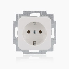 Busch-Jaeger 20EUC-214 SCHUKO-Steckdosen-Einsatz, weiß, Reflex SI