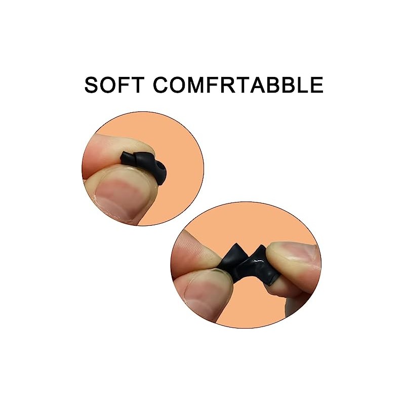 Zotech 3 Pair Replacement Silicone Double Flange Earbuds Tips for