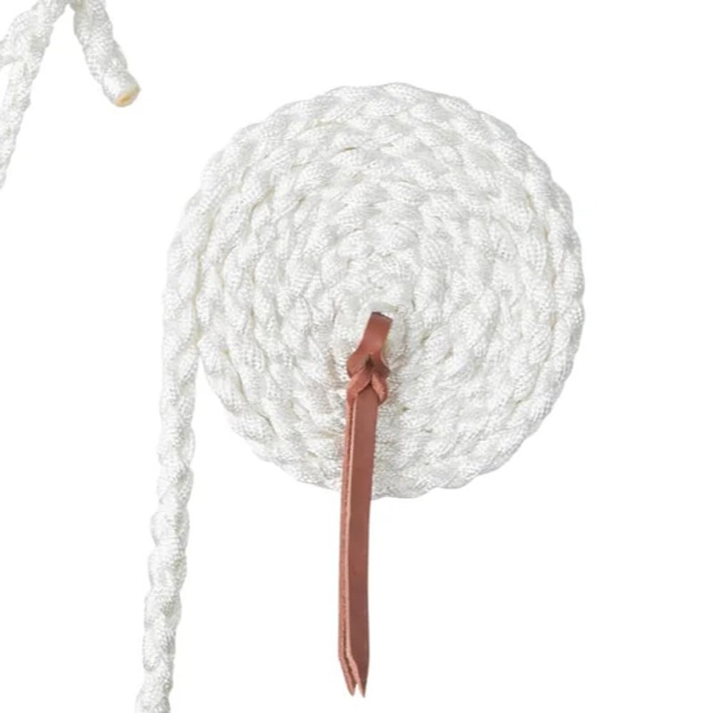 Weaver Leather White Braided Rope Halter with Lead