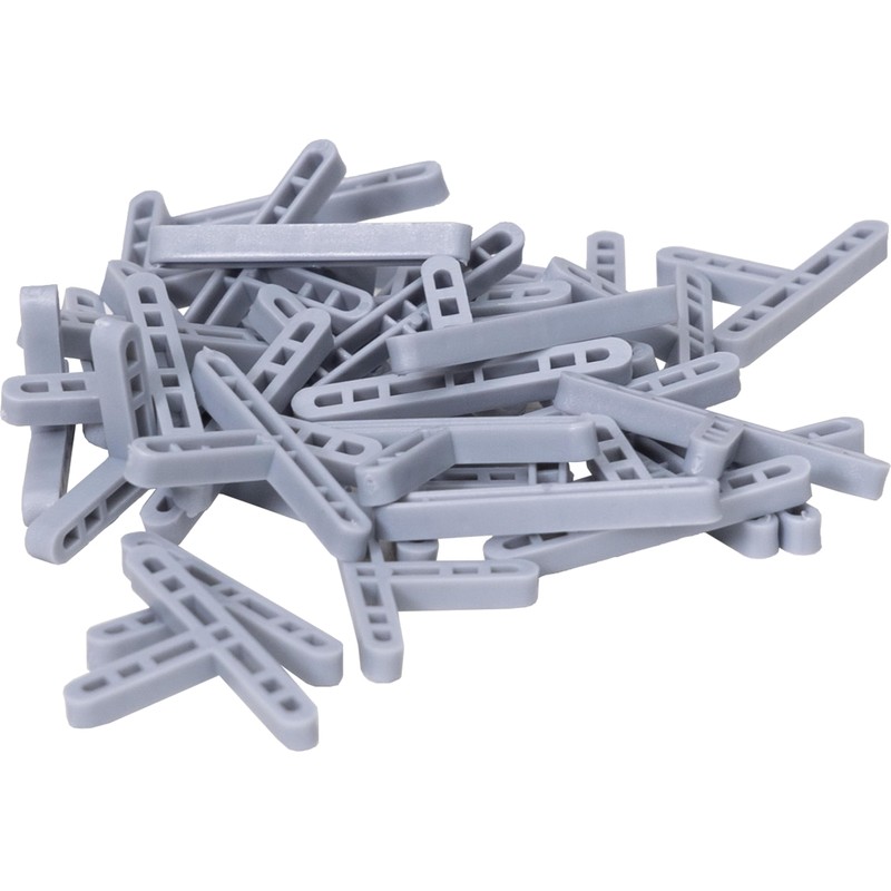 BARWALT Precision Leave-in-Tile Spacers, 1/8 Inch, 1000 Pack, Tile Leveling,