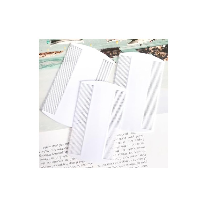 Qancekoo Qancekoo 3 PCS Lice Combs Double Sided Fine Tooth