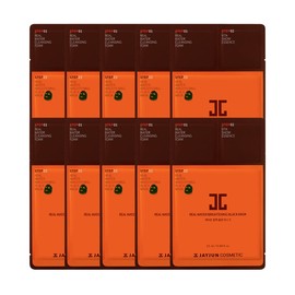 Moisture Glow Jayjun Black Water Glow Elasticity Mask 10 sheets 4074653 / 수분광채 제이준 블랙 물광 탄력 마스크 10매 4074653