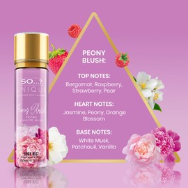 Unique Body Mist - Peony Blush by So…? for Women - 5.1 oz Body Mist - Pack of 2