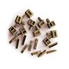 HAISDA 20 pcs #5 Metal Zipper Retainer Box and Zipper
