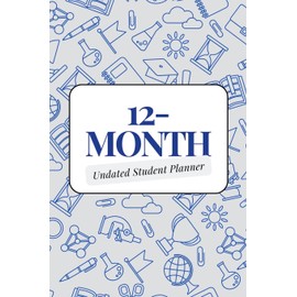 12-Month Undated Student Planner
