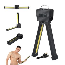 TZQFROCE Posing Lamp Gym Lamp for Posing Portable Camping Light Camping Lamp 180 Degree Folding LED Gym Lamp with Hook for Caping, Picnics, Hiking