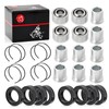2 set Front Lower or Upper A-Arm Bushings For HONDA