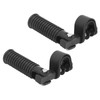 Pair of Motorcycle Foot Pegs Clamp Footrest Mount for 1in