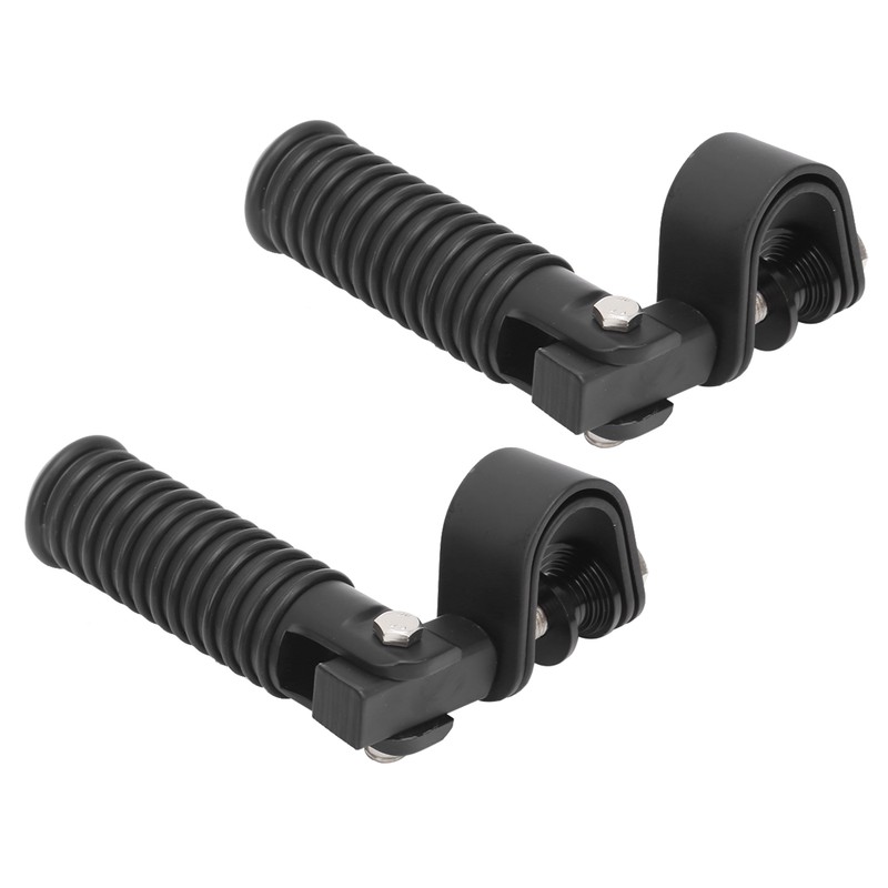 Pair of Motorcycle Foot Pegs Clamp Footrest Mount for 1in