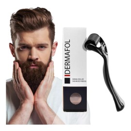 Ecomlab Dermafol Dermaroller Facial Barba 0.5 Mm Titanio Colágeno