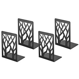 Book Ends, Bookends, Book Ends for Shelves, Bookends for Shelves, Bookend, Book Ends for Heavy Books, Book Shelf Holder Home Decorative, Metal Bookends Black 2 Pair, Bookend Supports, Book Stoppers