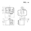 Aiwode Writech Receptacle for Lighting Rail, Hanging Ceiling Plug for