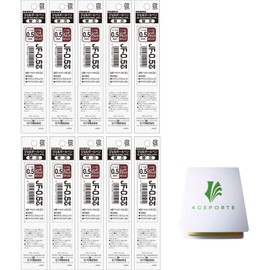 Zebra SARASA 0.5mm Red Black Ink 10 Refills (P-RJF5-VRB), High Speed Dry Ink Technology with Original Sticky Notes