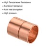 TA-VIGOR 1/2 Inch ID Straight Copper Coupling, 5PCS Welding Joint