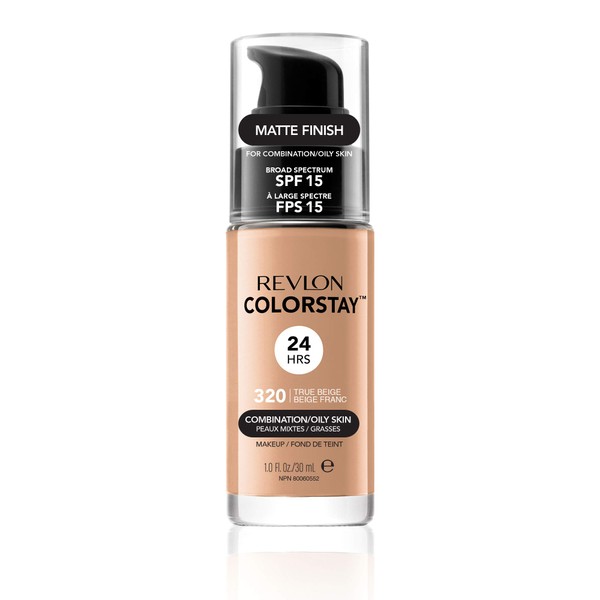 Revlon ColorStay Liquid Makeup for Combination/Oily Skin, True Beige, 1