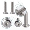 SUNXULIMI M6 x 45mm Flat Round Head Hex Socket Cap