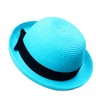 STOBOK Foldable Hat Dome Cap Bowknot Hat Roll-up Hat Beach