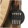 Mikinona Portable Leather Golf Tee Holder Bag Durable Golf Accessories