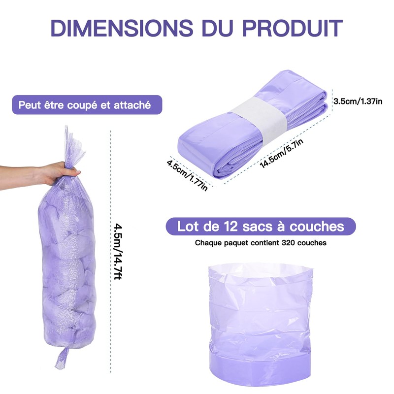 Tuocal 12 Nappy Bin Refills Refill Pack Has Excellent Odour