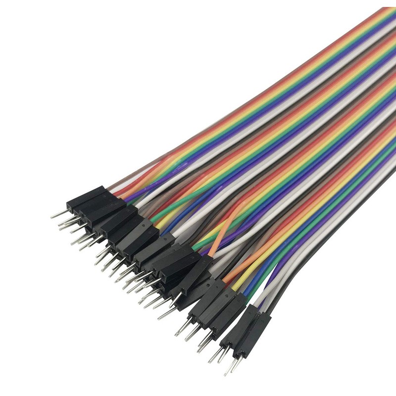 VKLSVAN 3pcs 40pcs 10CM Multicolor 40Pin Dupont Wire Jumper Breadboard
