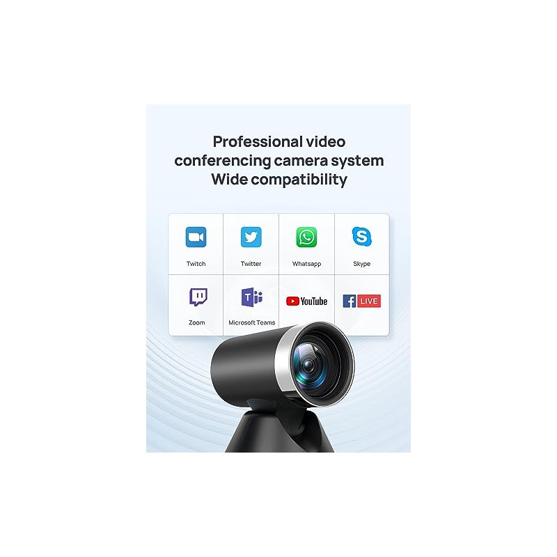 EntherMAXHUB Cámara PTZ, Sistema de cámara de videoconferencia HD 1080p