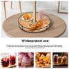 12" Lazy Susan with Umbrella Hole for Outdoor Patio Table