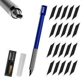 Stedi Craft - Kit de cuchillos para pasatiempos, herramientas para hacer pasatiempos, cuchillo de artesanía de precisión de metal con 20 cuchillas para Gundam, modelo militar a escala, piezas de