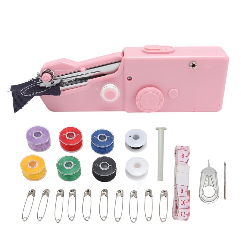 Handheld Sewing Machine Smoothing Stitching Portable Electric Sewing Tool for