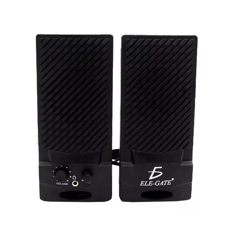 Ele-Gate Par Bocinas Escritorio PC entrada 3.5mm USB Ele-gate Bc.87