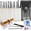 20 Pieces Lock Picking Set, Lock Picking Tools with Training