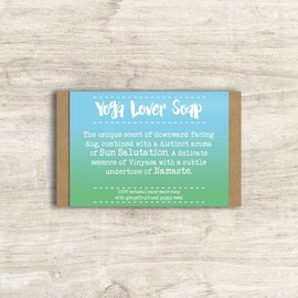 Yoga Lover Soap Bar In Gift Box Novelty Gift Idea By Dandelion Stationery SP011