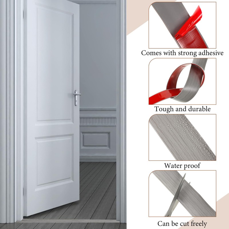 Pangda 12 Ft / 6 Ft Vinyl Floor Transition Strip