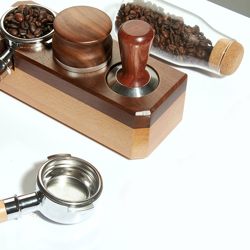 58mm Coffee Portafilter Aluminum Alloy 2 Ears Bottomless Portafilter Handle