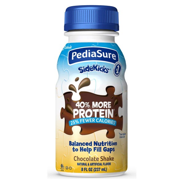 Pediasure Sidekicks, High Protein Nutrition Shake for Kids, Chocolate, 8 Fl Oz (Pack Of 24)